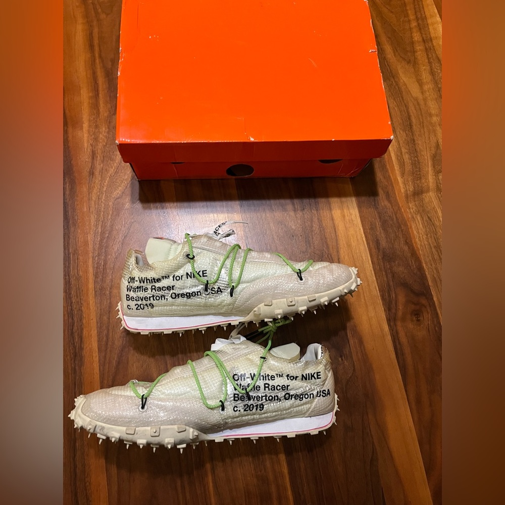 Nike waffle racer off-white